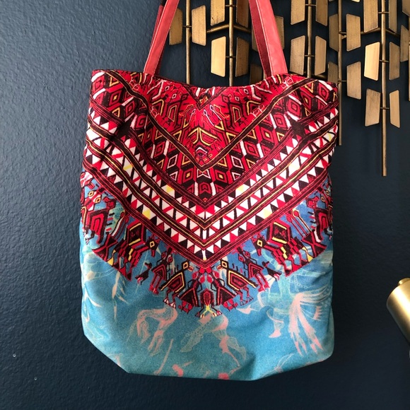 Boho Aztec Tote Bag - Picture 2 of 8